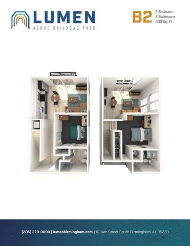 B2 Floor Plan - Lumen in Birmingham