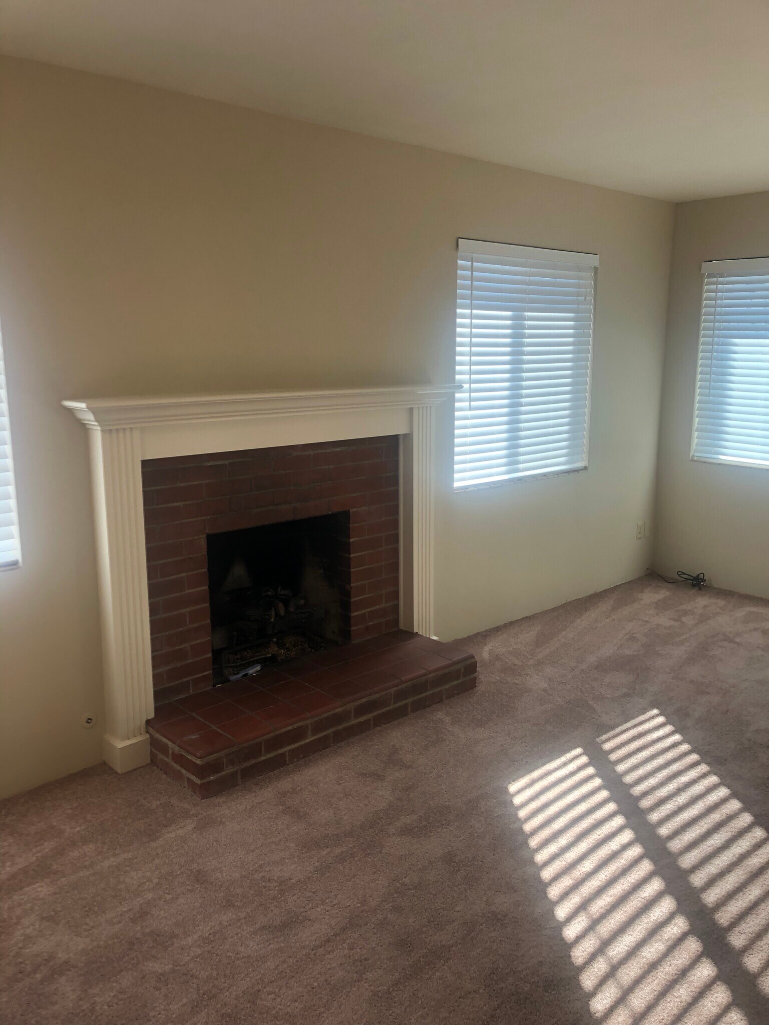 Fireplace with gas logs - 912 Roosevelt St