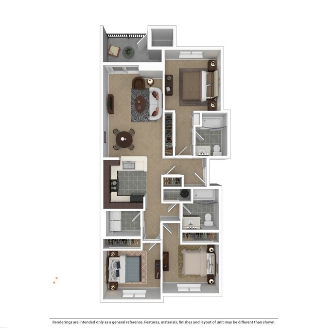 Floorplan - Terrace At Columbia Knoll Apartments