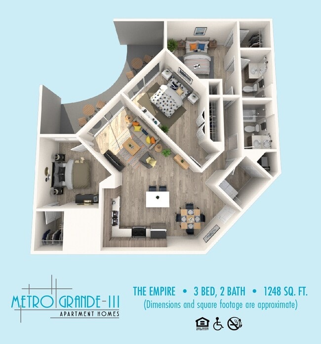 Floorplan - Metro Grande III Apartment Homes