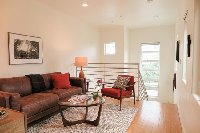 Living Room Furnished - 741 Wilcox Ave