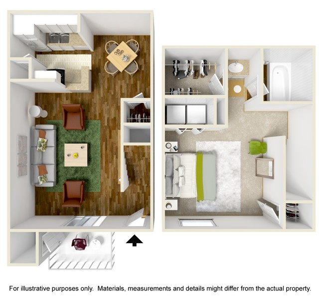 Floorplan - Redstone Vista Apartments