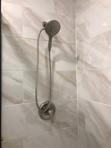 New Main Bath Shower Tile & Shower Head - 8892 Eagleview Dr