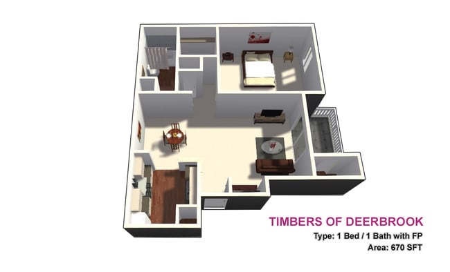 One Bed / One Bath - Timbers of Deerbrook