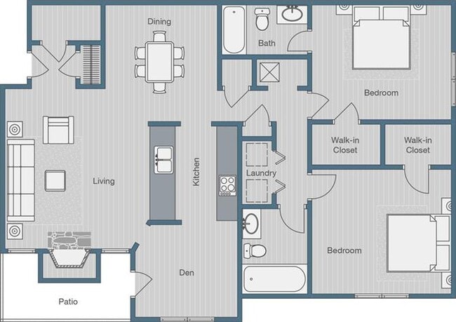 Floorplan - SoCO Apartments at Vinings