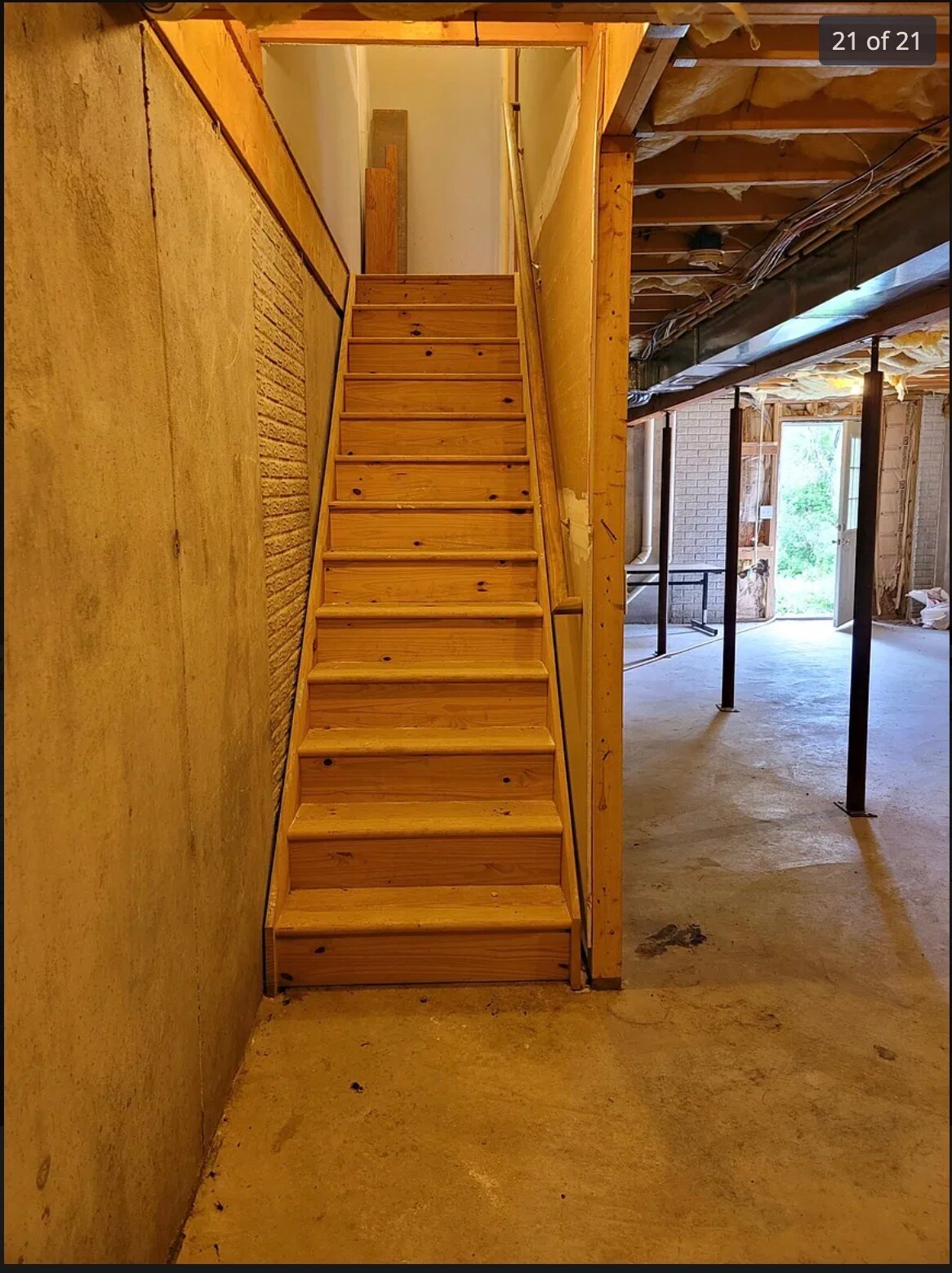 Basement unfinished - 7 Lotus Dr