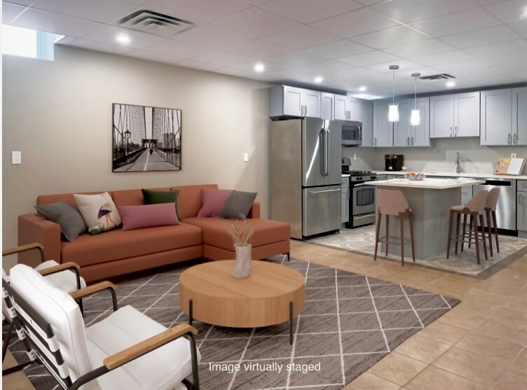 Open living room/ kitchen - 1305 N 22nd Ave