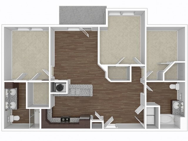 Floorplan - The Laurent at Carolina Forest