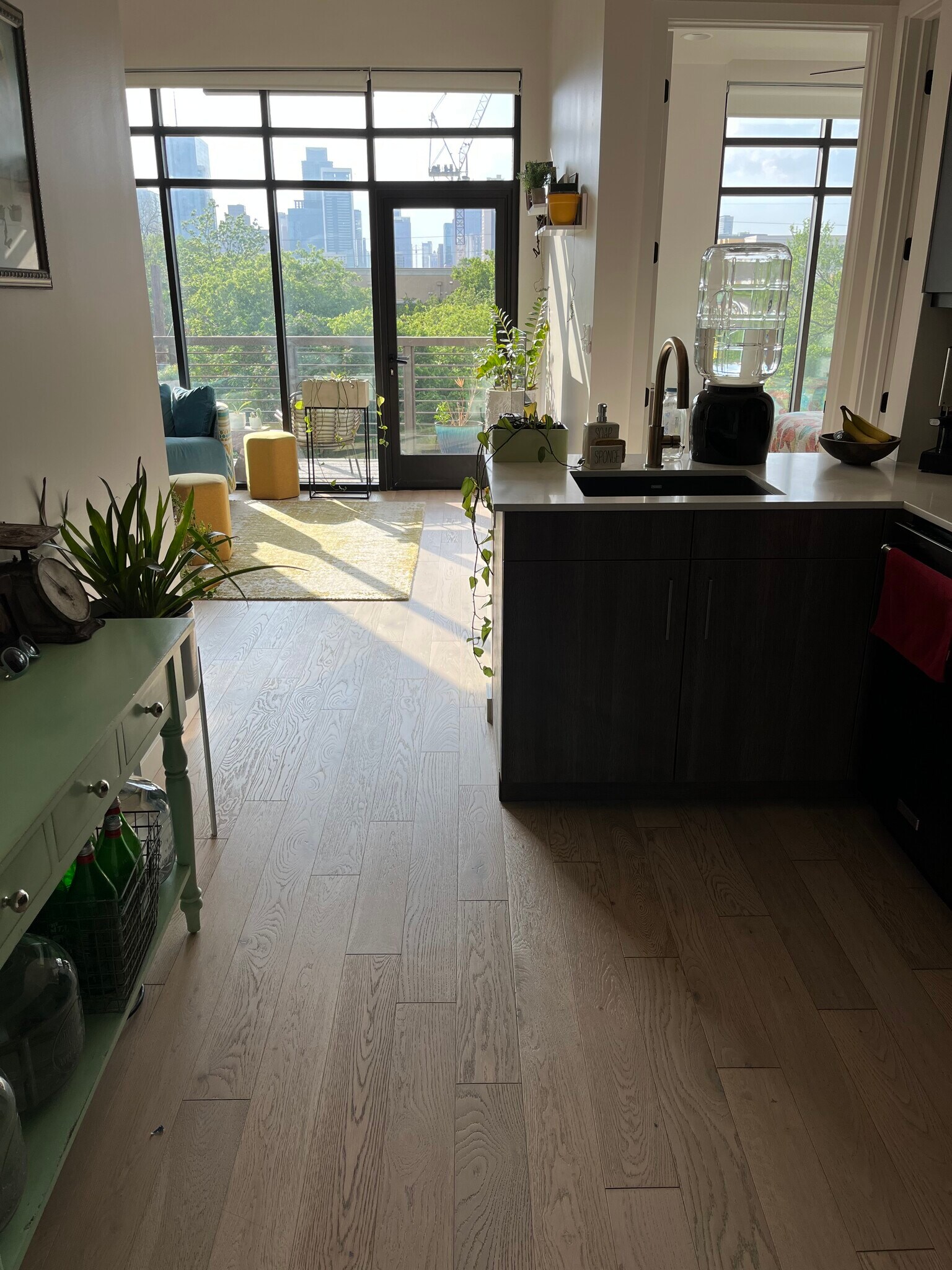 Open floor plan. - 1501 E 4th St