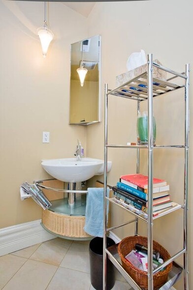 Vanity in downstairs bathroom - 1156 N Logan St