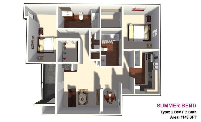 Two Bed / Two Bath - Summer Bend