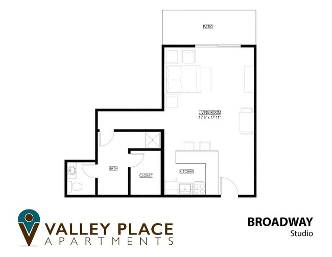 Floorplan - Valley Place Apartments