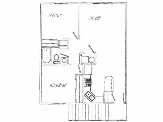 Floorplan - Mulberry Pointe Apartments