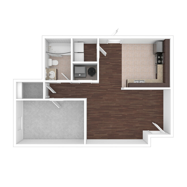 Floorplan - The Woods Apartments