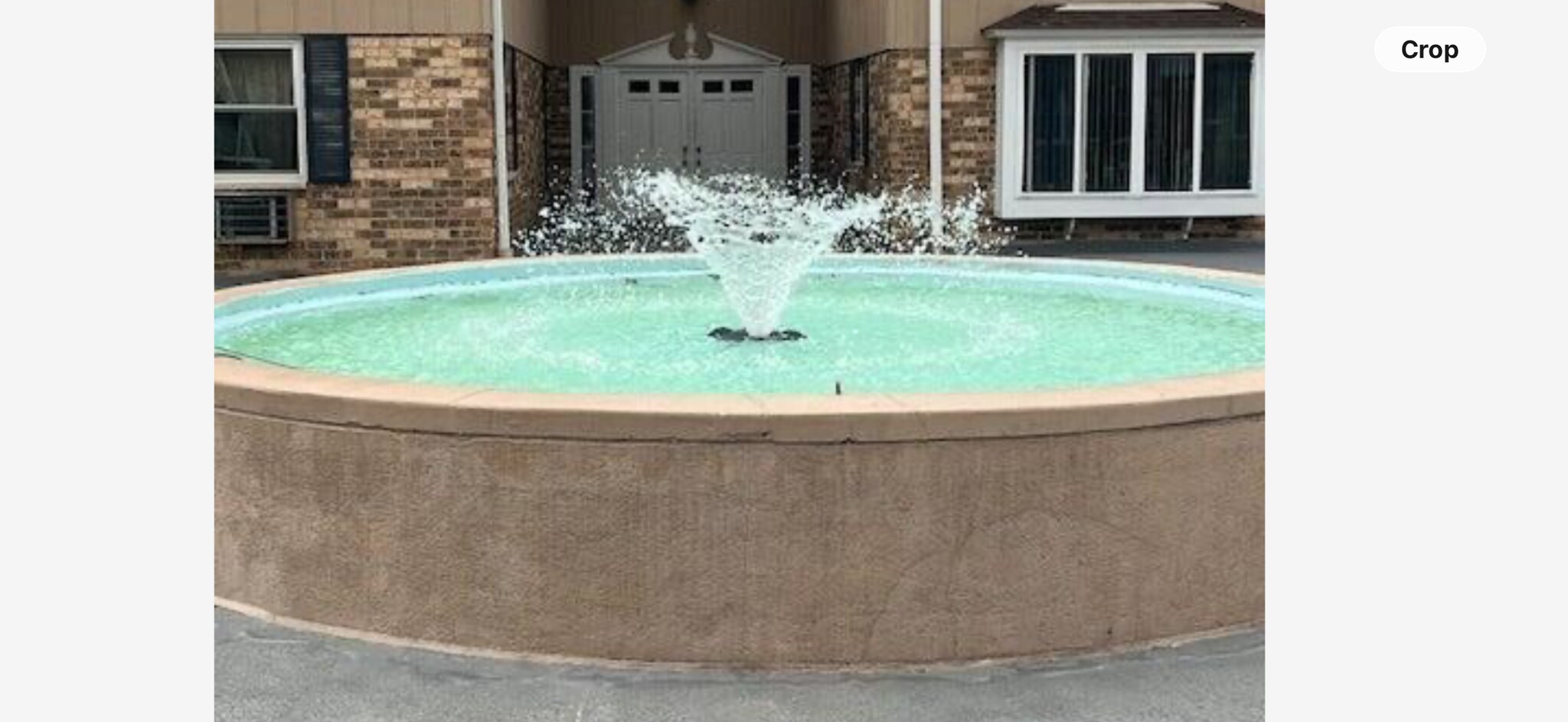 Courtyard fountain - 5625 W Brown Deer Rd