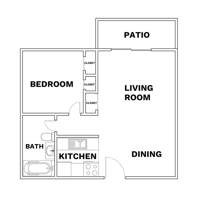 Floorplan - Flats at Pinecliff