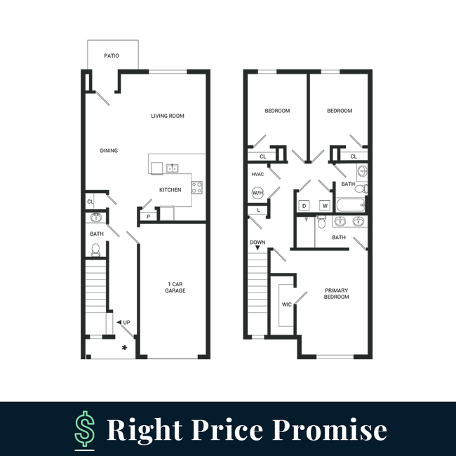 Floorplan - The Ridge at Canyon Landing Townhomes