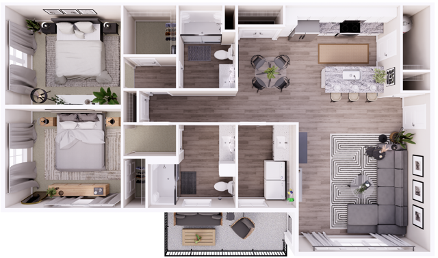 Legacy 2A Floorplan - Legacy at Jeffrey Park