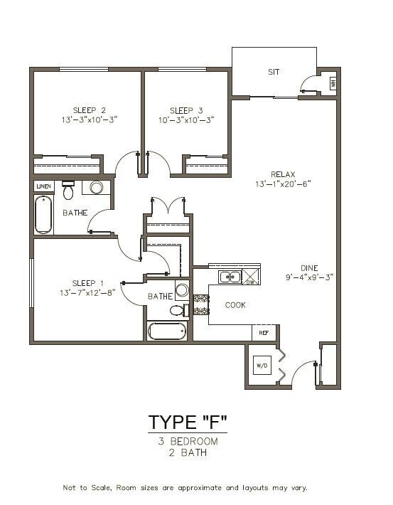 Building Photo - Unit Type F | 3 Bedroom | 2 Bathroom
