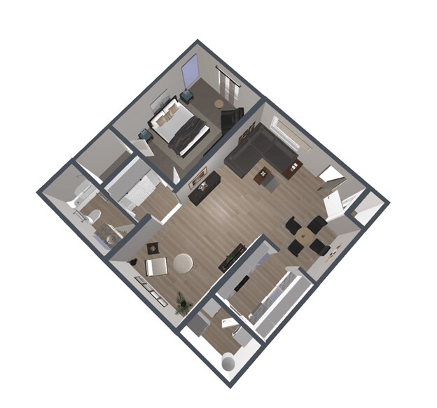 Floorplan - Park Place Apartments