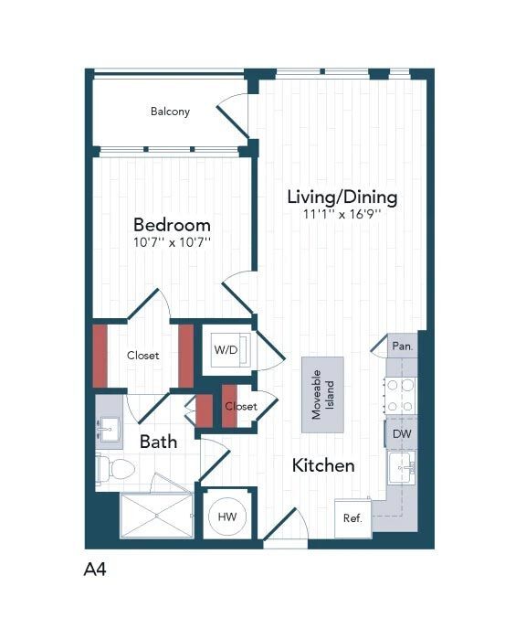 Floorplan - Harwood Flats