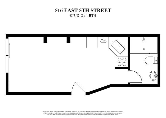 Floorplan - 516 East 5th Street