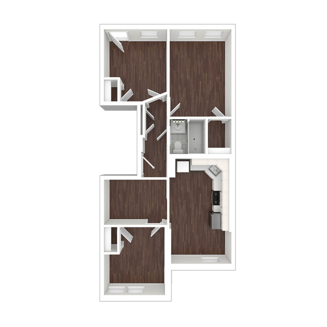 Floorplan - Clearway Apartments