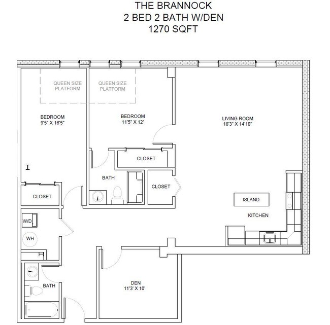 Floorplan - O'Donnell Apartments