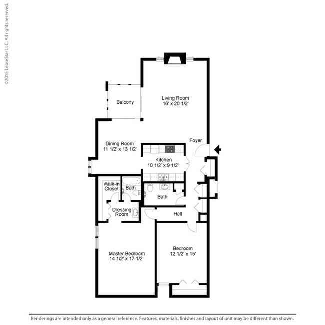 2BR/2BA - Park South