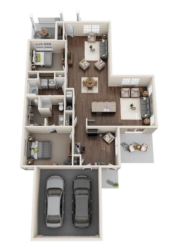 Floorplan - Redwood Obetz