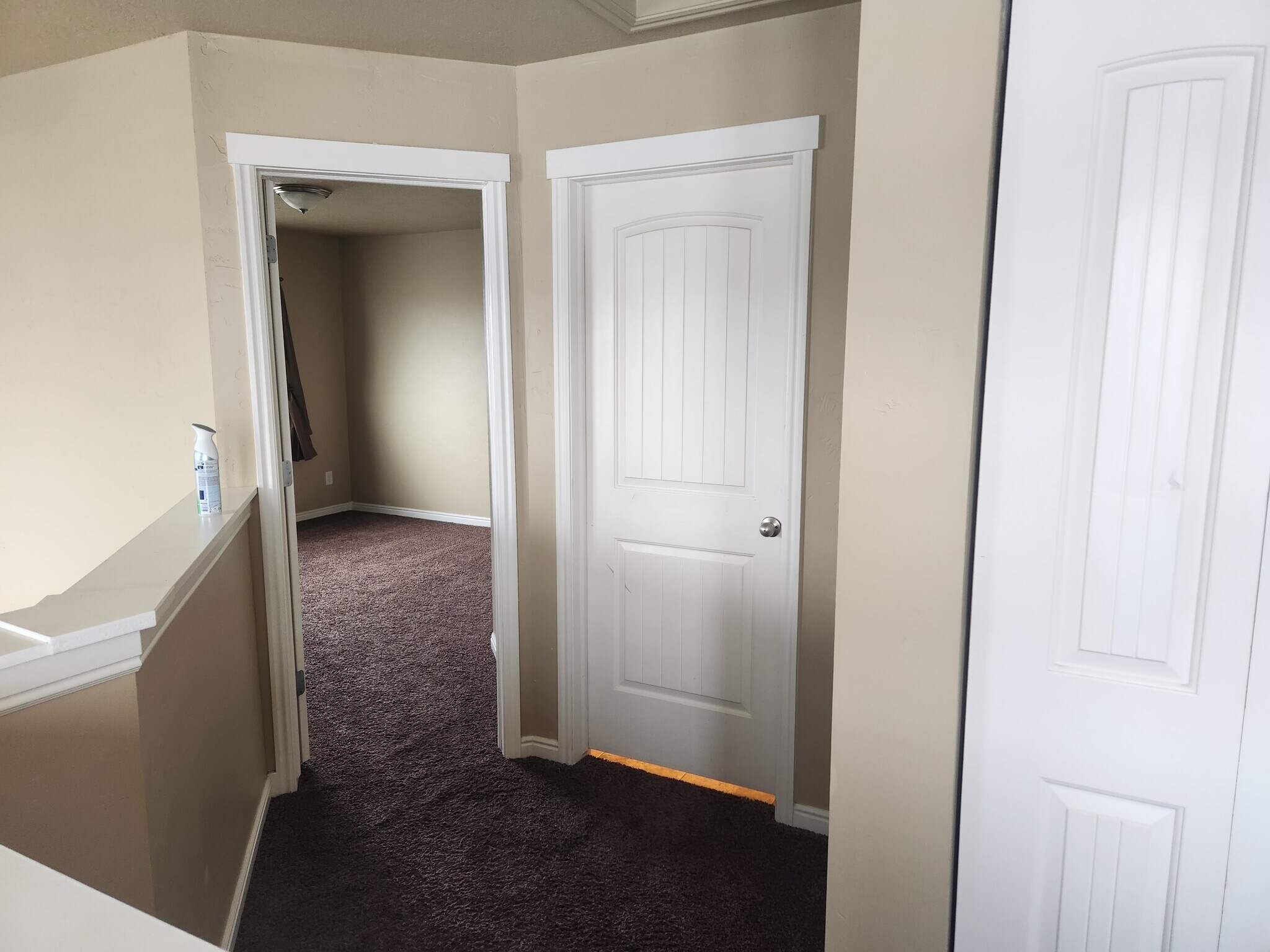 Left hand side of second floor left to right: bedroom 2, bathroom, laundry area - 1584 N 565 W