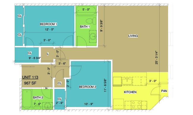 Floorplan - Exchange Place