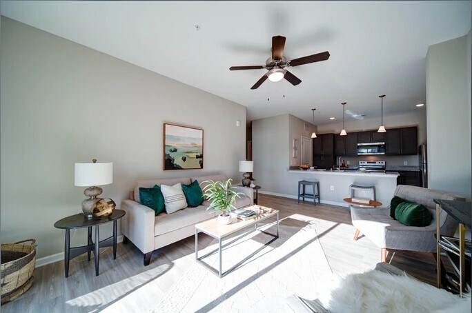 Living Room - Serenity@65th Apts..Where Coastal Living Awaits: Spacious ONE & TWO-BEDROOM Apartments. Just Step...