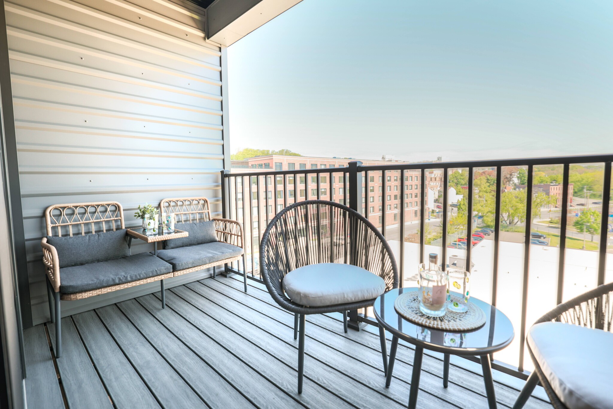 Private balconies in every apartment. - Industrie Apartments