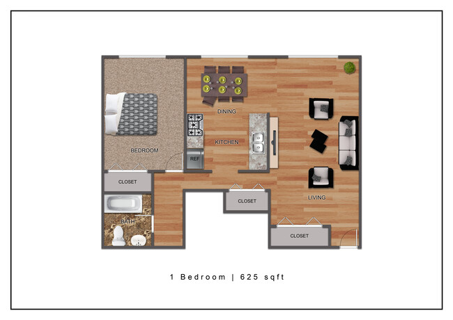 Floorplan - St. Clair Commons | 1504