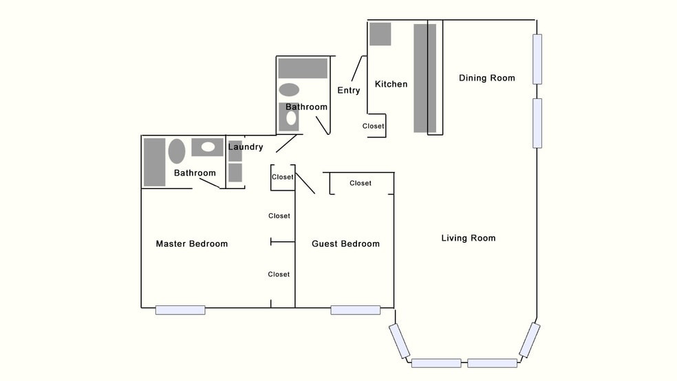 Floor Plan - 207 5th Ave SW #308