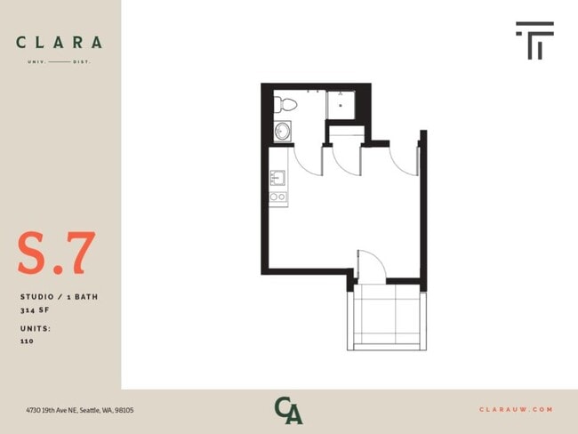 Floorplan - Clara Apartments