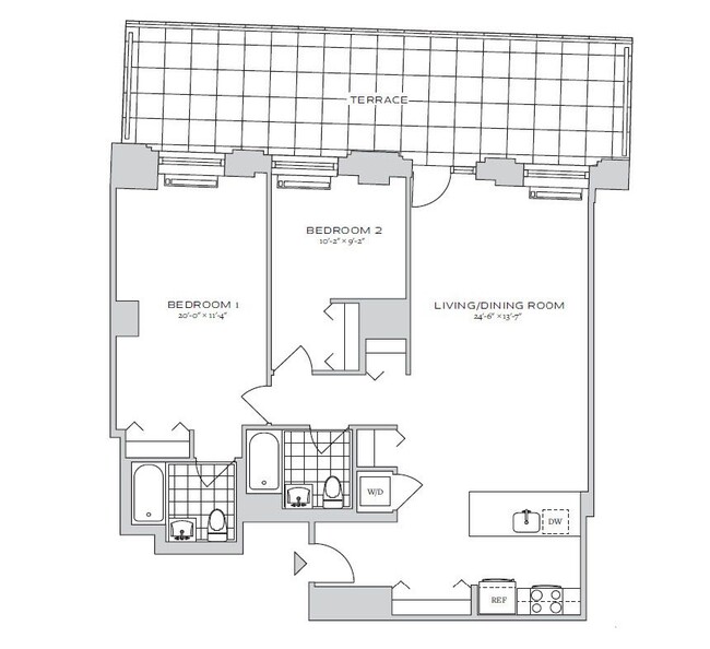 Floorplan - 70 Pine Apartments