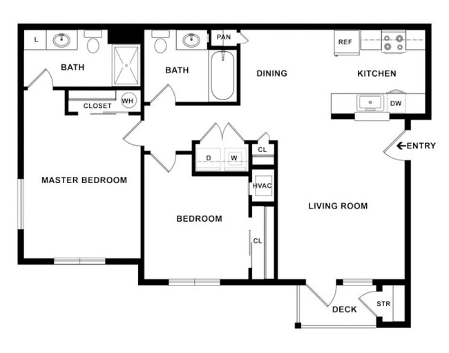 Floorplan - The Orchard Apartments