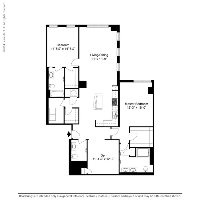 Floorplan - 2001 Clarendon Blvd