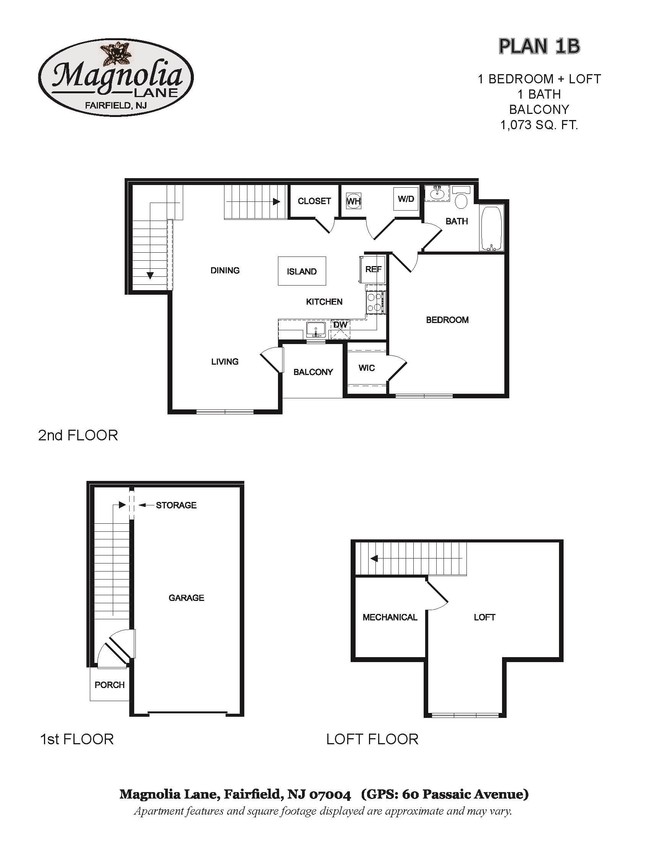 Floorplan - Magnolia Lane Luxury Apartments