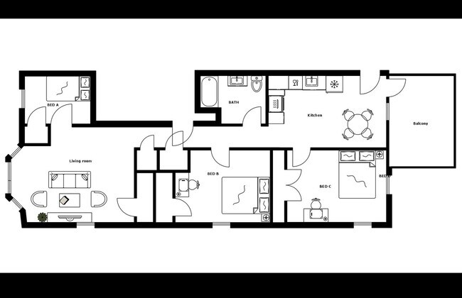 Building Photo - Room in Shared 3 bed/1 bath home
