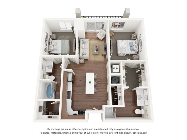 B4 2 Bed 2 Bath - Pioneer Crossing