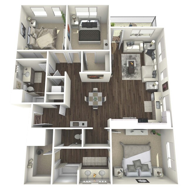 Floorplan - The Platform Urban Apartments