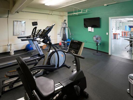 Exercise room in basement by laundry - 2615 Park Ave