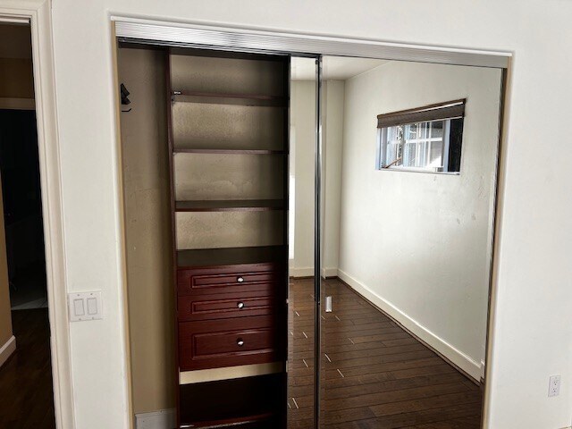 built in cabinets in first floor bedroom - 2211 Cecelia Ter