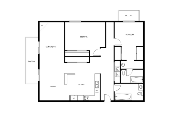 Floorplan - Summer Creek Apartments