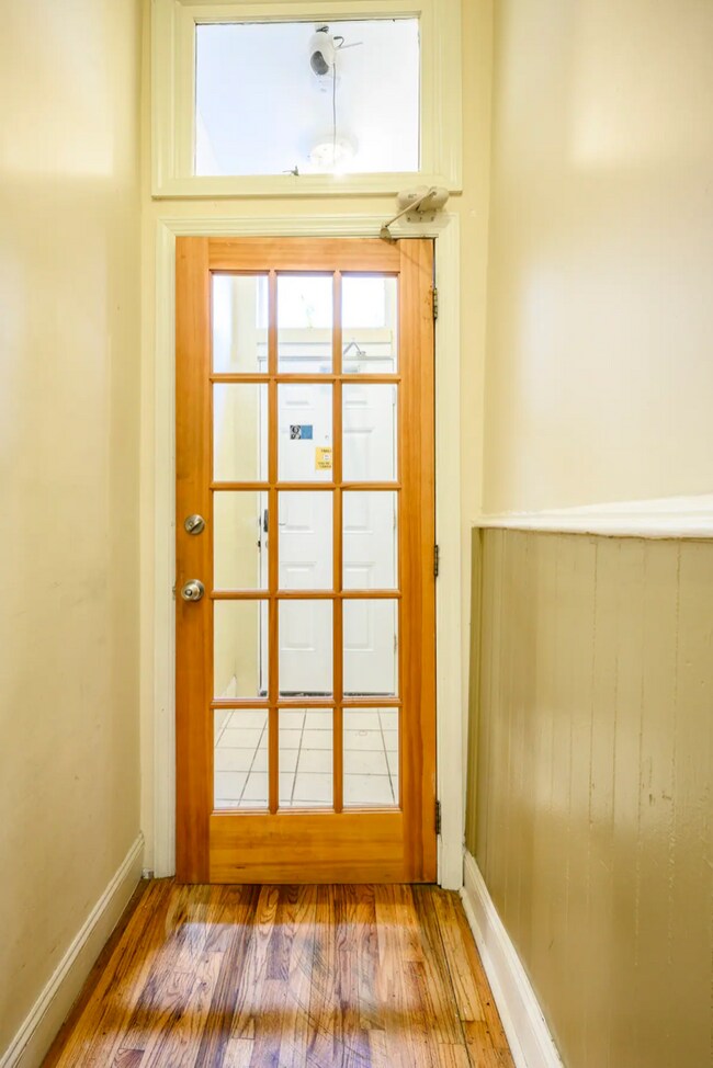 Two entry doors for security and light - 134 Coles St