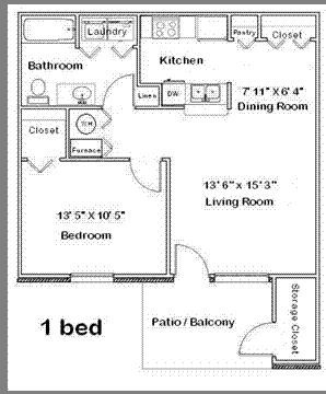 1BR/1BA - Stellhorn Pointe Apartments