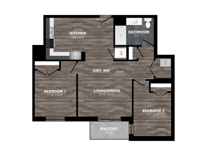 Floorplan - The Mondrian